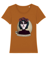 Calavera Catrina Tricou mânecă scurtă guler larg fitted Damă Expresser