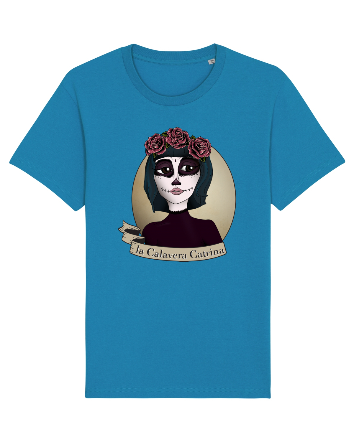 Tricou mânecă scurtă Unisex Rocker Azur