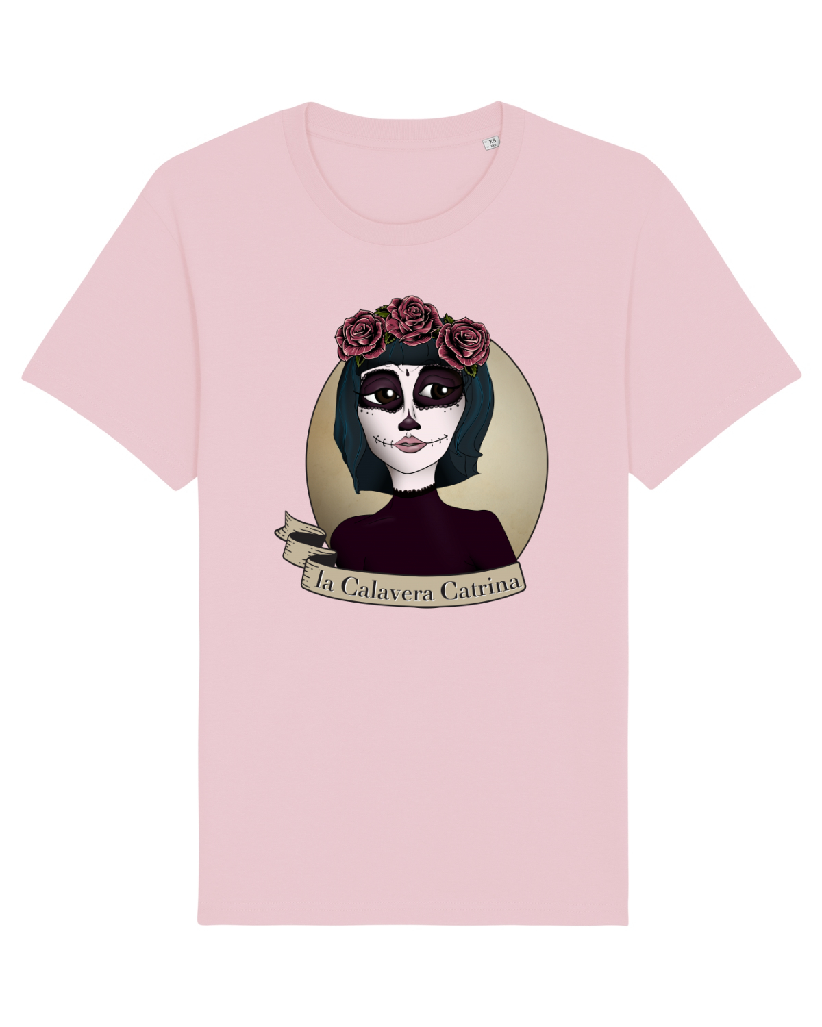 Tricou mânecă scurtă Unisex Rocker Cotton Pink