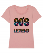 90'S Legend Tricou mânecă scurtă guler larg fitted Damă Expresser