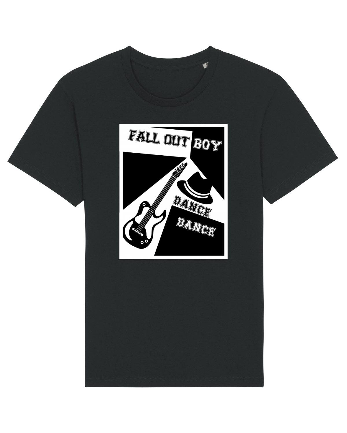 Tricou mânecă scurtă Unisex Rocker Black