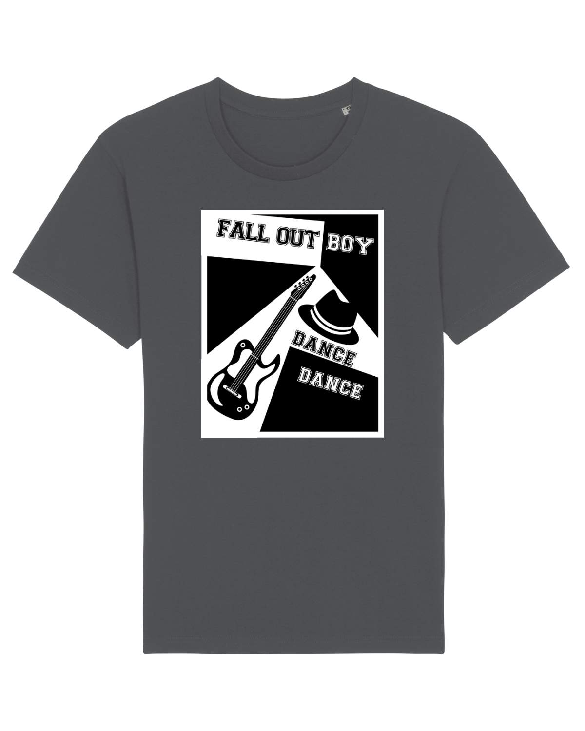 Tricou mânecă scurtă Unisex Rocker Anthracite