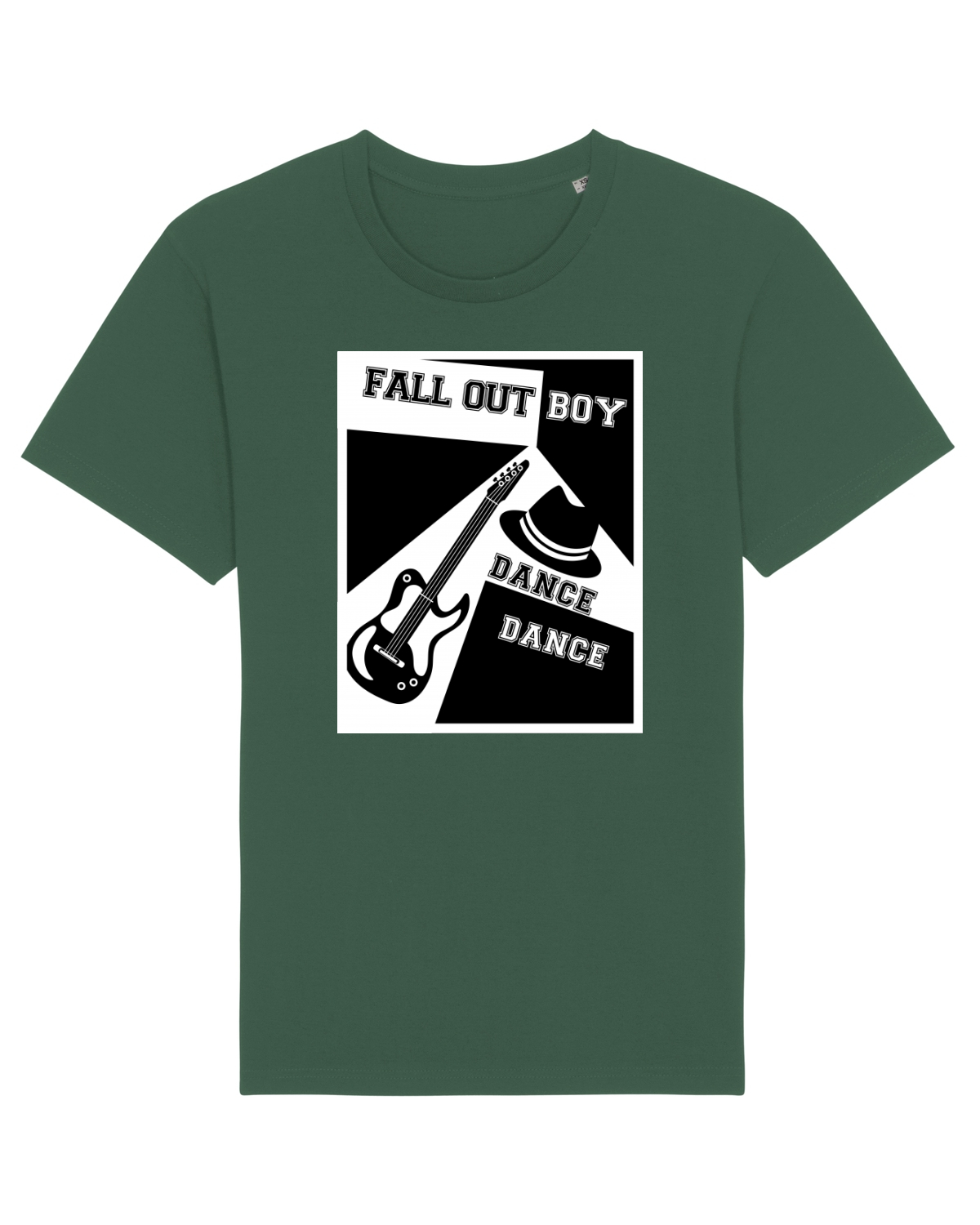 Tricou mânecă scurtă Unisex Rocker Bottle Green