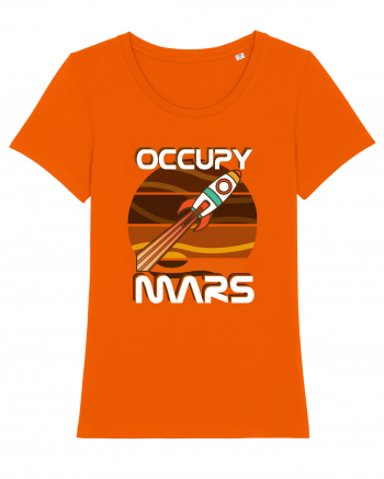 OCCUPY MARS Bright Orange