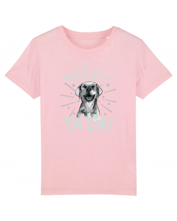 Vintage Golden Retriever Cotton Pink