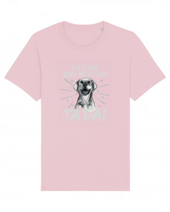 Vintage Golden Retriever Cotton Pink