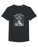 Vintage Golden Retriever Tricou mânecă scurtă guler larg Bărbat Skater
