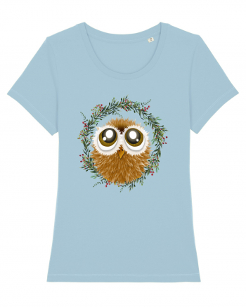 Little owl Sky Blue