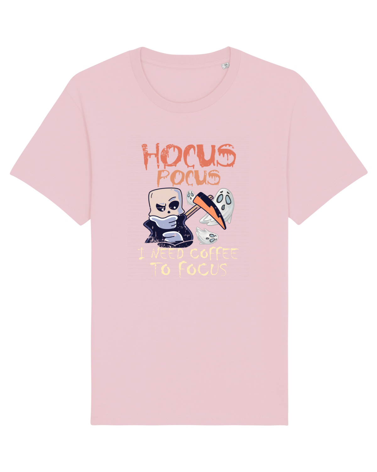 Tricou mânecă scurtă Unisex Rocker Cotton Pink
