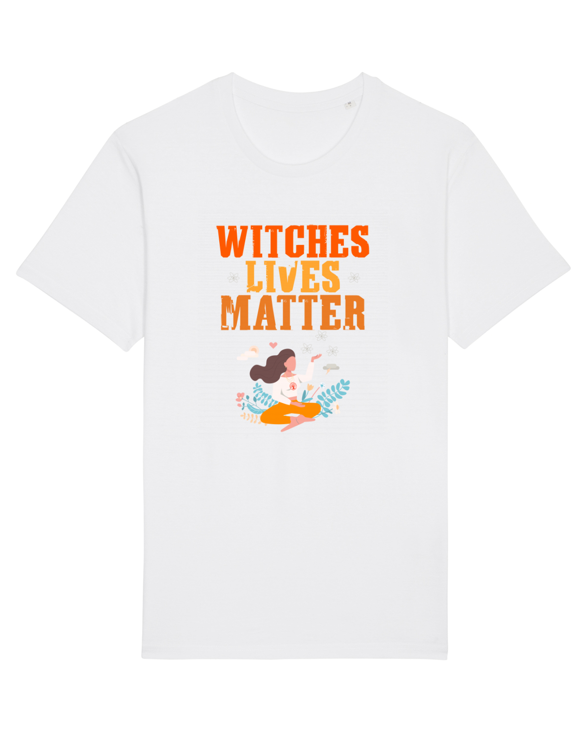 Tricou mânecă scurtă Unisex Rocker White