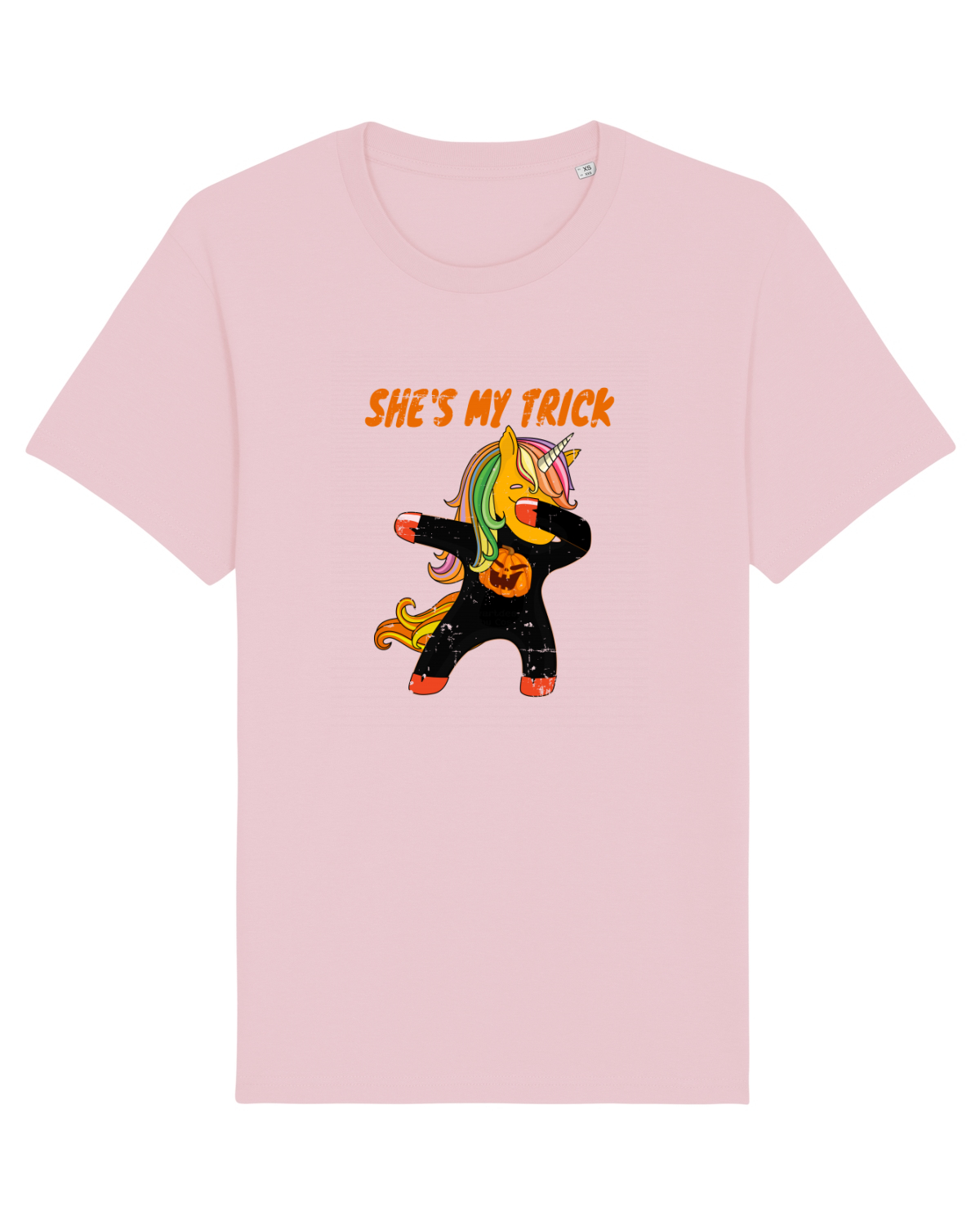 Tricou mânecă scurtă Unisex Rocker Cotton Pink