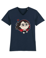 Geek Girl Tricou mânecă scurtă guler V Bărbat Presenter