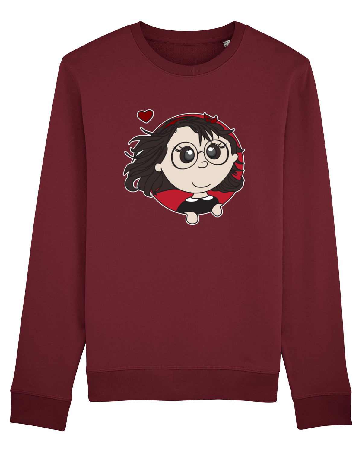 Bluză mânecă lungă Unisex Rise Burgundy