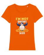 Nu sunt mic sunt de marimea pinguinului Tricou mânecă scurtă guler larg fitted Damă Expresser
