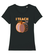 Tricou de profesor Tricou mânecă scurtă guler larg fitted Damă Expresser