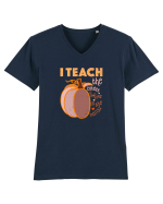 Tricou de profesor Tricou mânecă scurtă guler V Bărbat Presenter