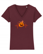 De Halloween Tricou mânecă scurtă guler V Damă Evoker