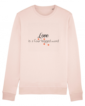 Four legged word LOVE Candy Pink