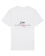 Four legged word LOVE Tricou mânecă scurtă Unisex Rocker