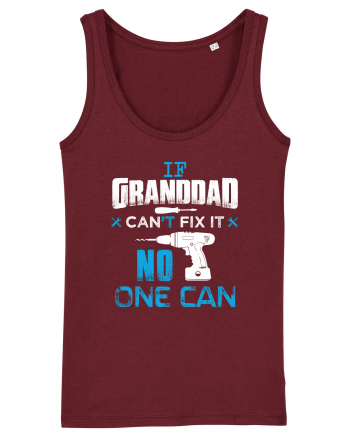 Granddad can fix it. Burgundy