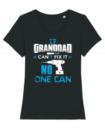 Granddad can fix it. Tricou mânecă scurtă guler larg fitted Damă Expresser