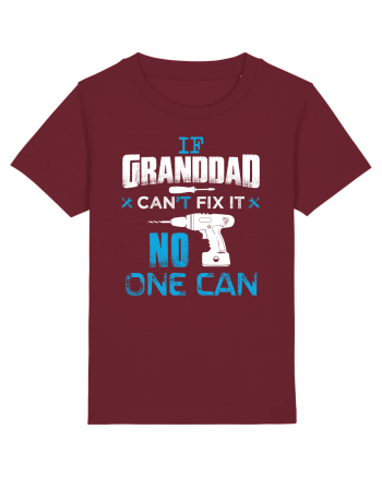 Granddad can fix it. Burgundy