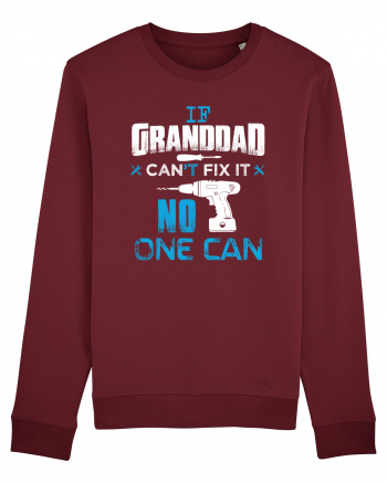 Granddad can fix it. Burgundy