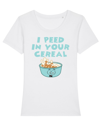 Peed in your cereal White