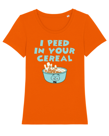 Peed in your cereal Bright Orange