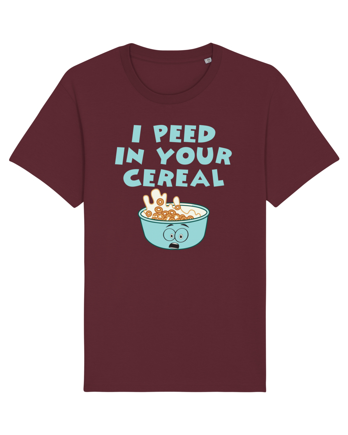 Tricou mânecă scurtă Unisex Rocker Burgundy