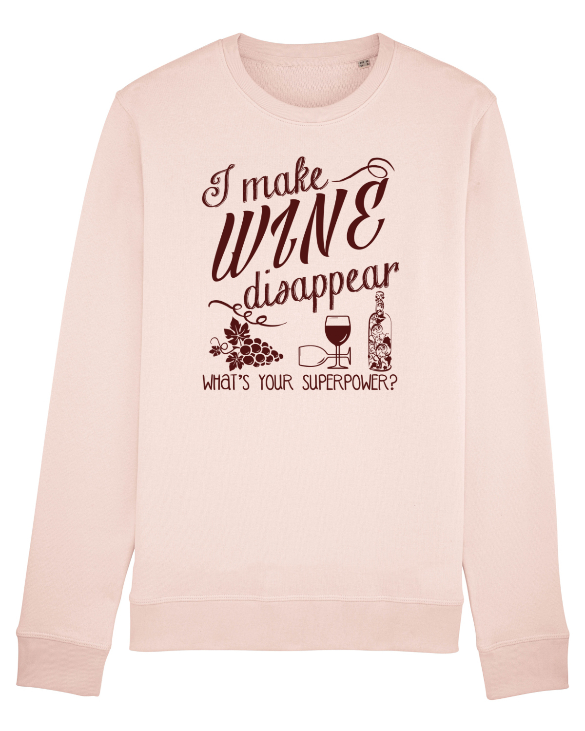 Bluză mânecă lungă Unisex Rise Candy Pink