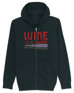 Wine is the answer Hanorac cu fermoar Unisex Connector