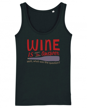 Wine is the answer Black