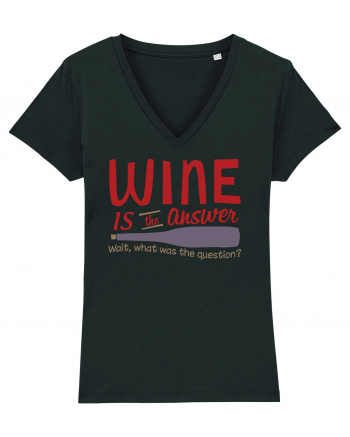 Wine is the answer Black