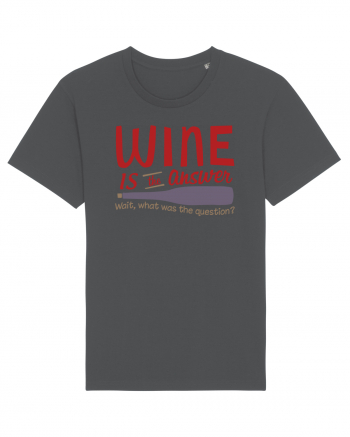 Wine is the answer Anthracite