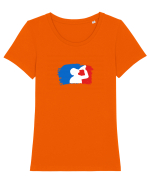 Liga Betivilor Tricou mânecă scurtă guler larg fitted Damă Expresser