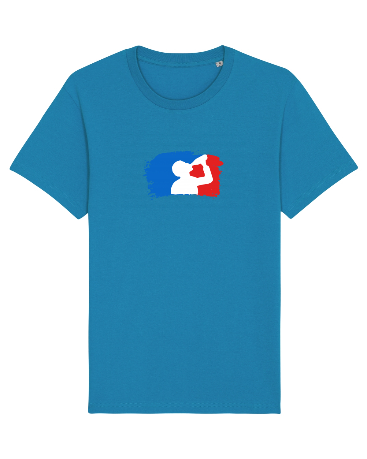 Tricou mânecă scurtă Unisex Rocker Azur