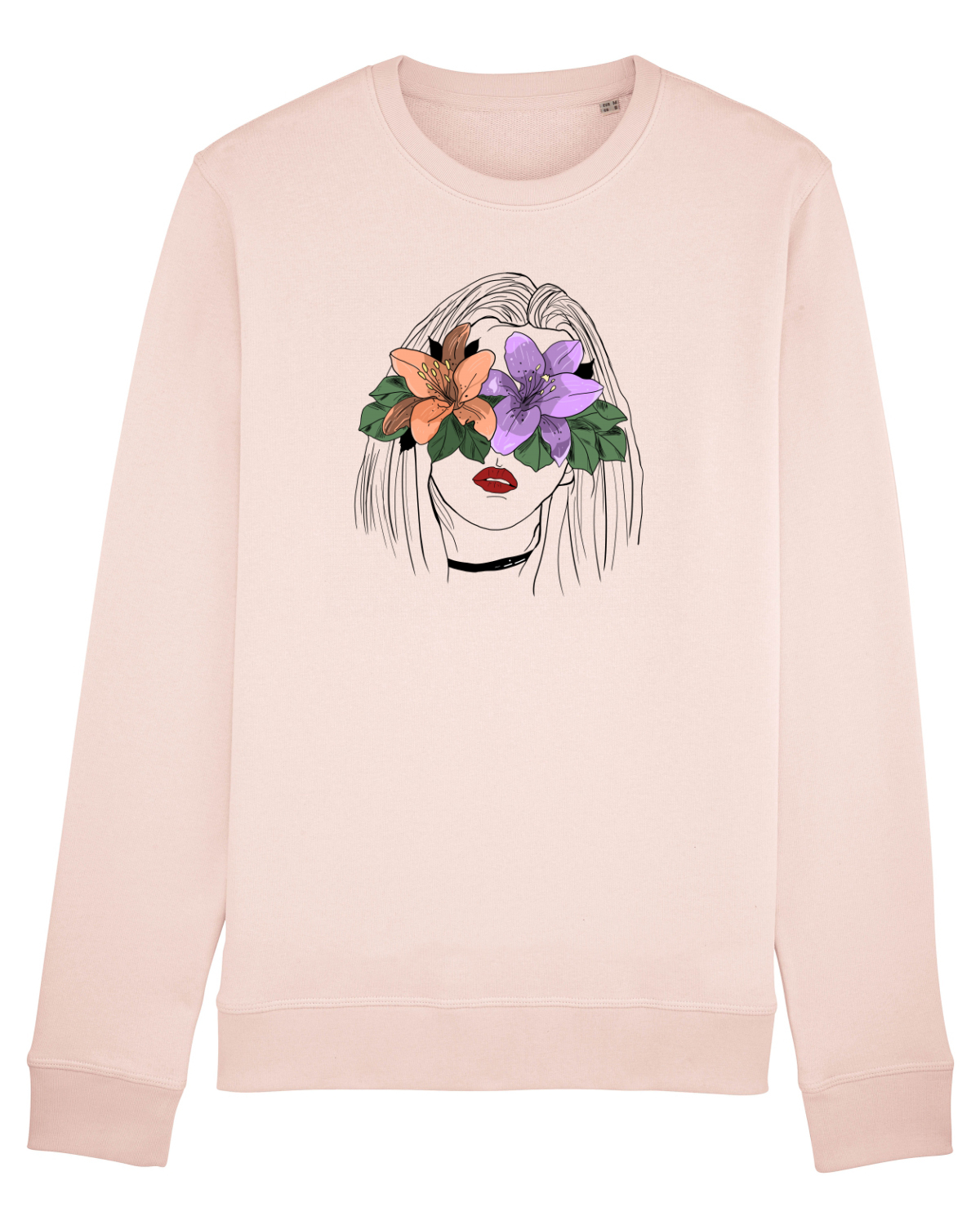 Bluză mânecă lungă Unisex Rise Candy Pink