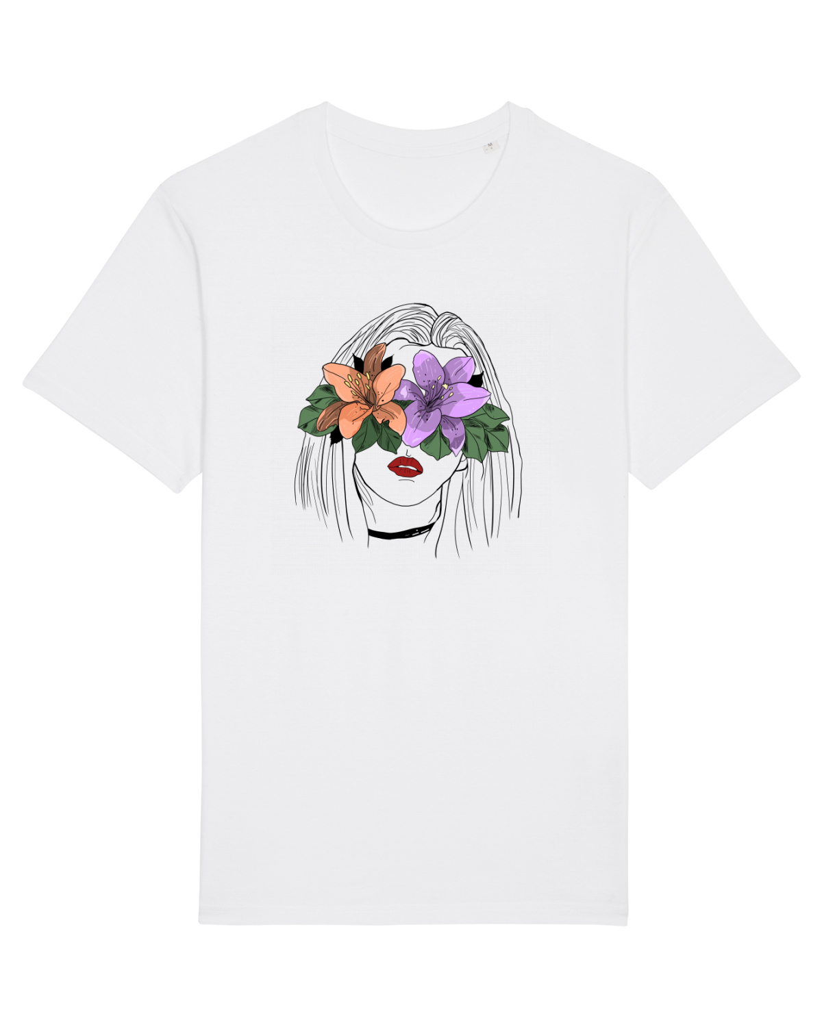 Tricou mânecă scurtă Unisex Rocker White