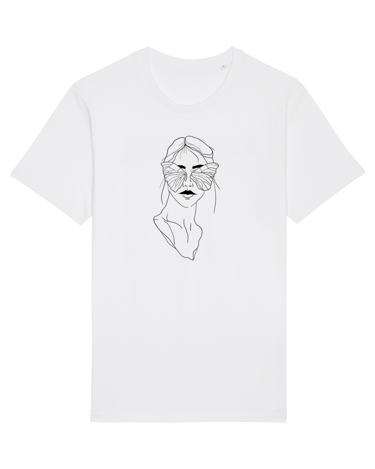 Tricou mânecă scurtă Unisex Rocker White