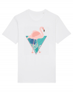 Flamingo Tricou mânecă scurtă Unisex Rocker