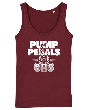 Pump Pedals  Burgundy