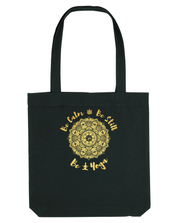 Be Calm Be Still Be Yoga Black