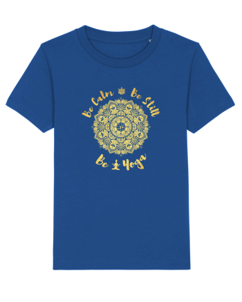 Be Calm Be Still Be Yoga Majorelle Blue