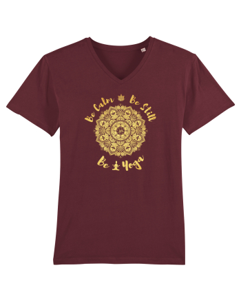 Be Calm Be Still Be Yoga Burgundy