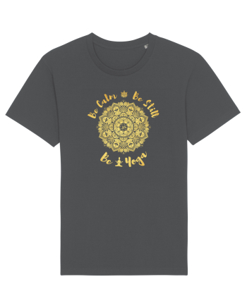 Be Calm Be Still Be Yoga Anthracite