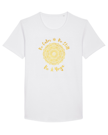 Be Calm Be Still Be Yoga White