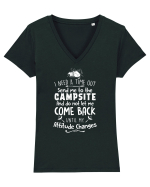 CAMPSITE Tricou mânecă scurtă guler V Damă Evoker