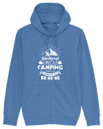 Camping with a chance of drinking Hanorac cu fermoar Unisex Connector