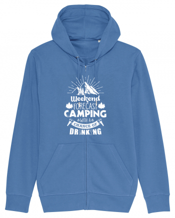 Camping with a chance of drinking Bright Blue